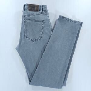 Peter Millar Men's Jeans 33 Gray Wash Slim Straight Stretch Denim 5-Pocket